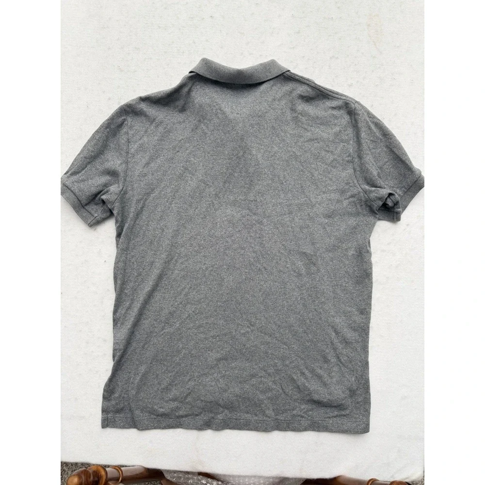 Polo Ralph Lauren Polo Shirt Mens Sz XL Gray  Black Pony Golf 100% Cotton Collar